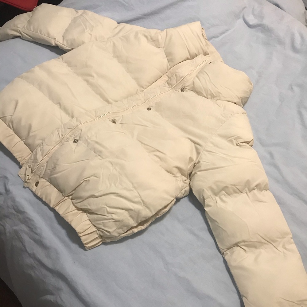 Cream Puffer Jacket - Picture 7 of 8